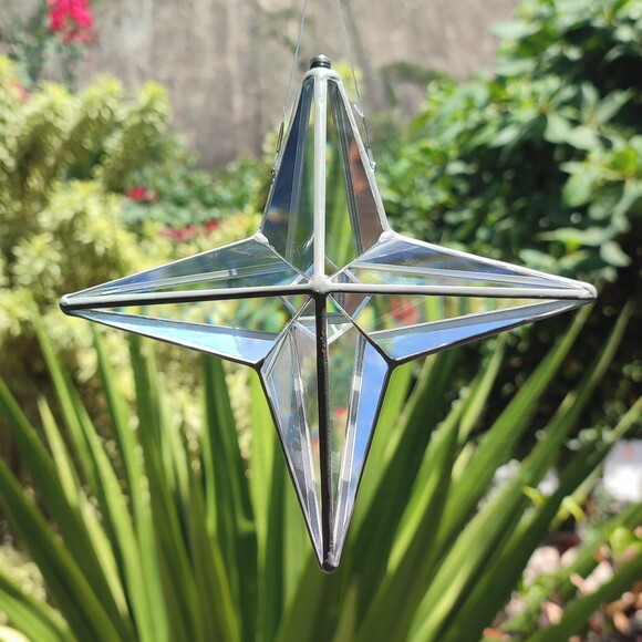 Prisma d'água Rosa dos Ventos harmonizador feng shui