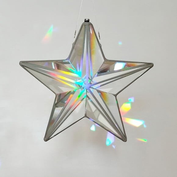 Prisma d'água Estrela de 5 Pontas feng shui harmonizador