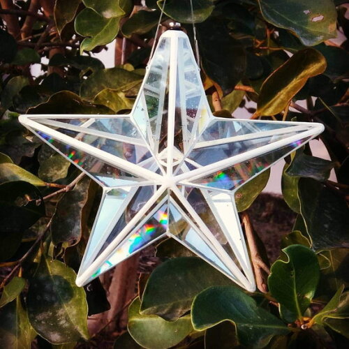 Prisma d'água Estrela de 5 Pontas feng shui harmonizador
