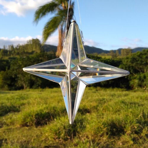 Prisma d'água Rosa dos Ventos harmonizador feng shui