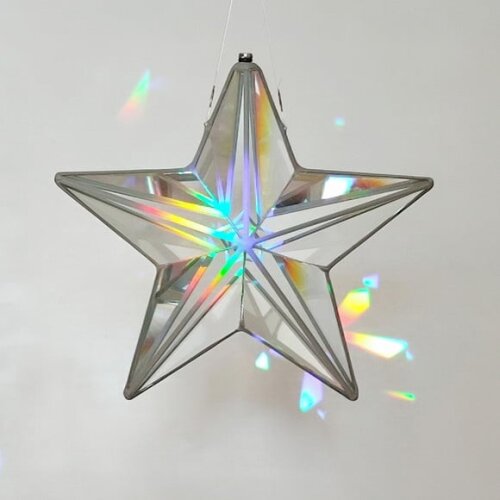 Prisma d'água Estrela de 5 Pontas feng shui harmonizador