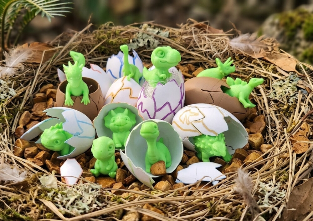 Kit eclosão Dino – Brinquedo Interativo Colecionável