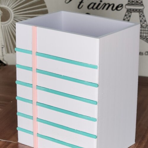 Porta Canetas Folha de Caderno