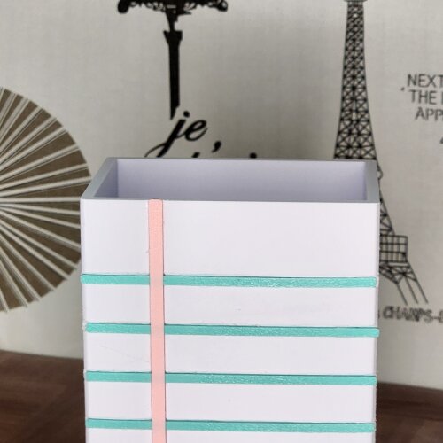 Porta Canetas Folha de Caderno