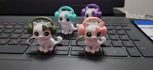 Kit Lembrancinha: Chaveiro Gatinha Gamer Musical