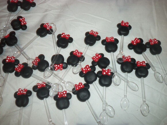 20 Colheres para brigadeiro Minnie