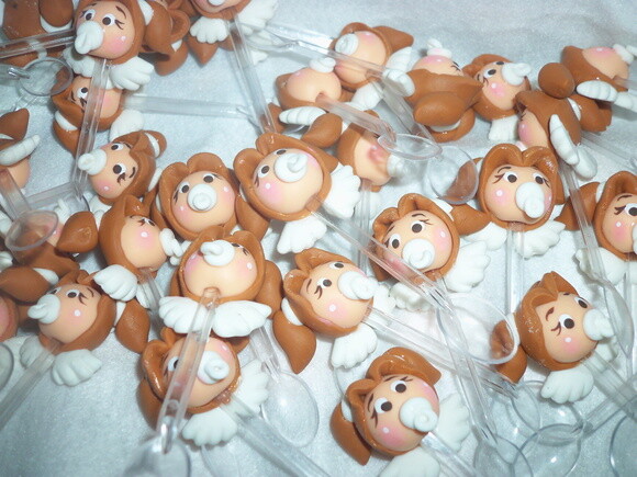 20 Mini colheres Anjinha