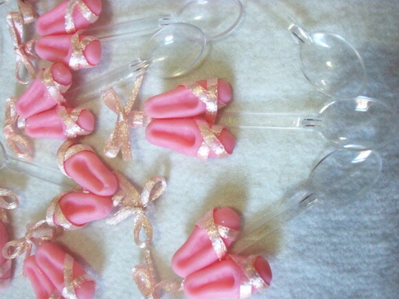 20 mini colheres Bailarina