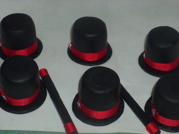 Aplique em biscuit magico