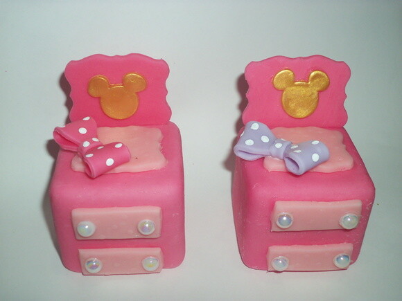 Apliques comoda de laços da Minnie
