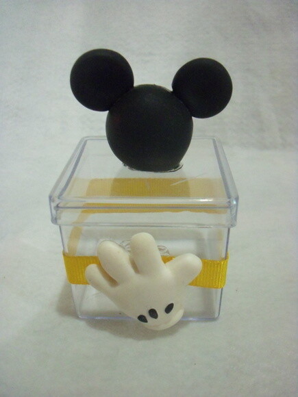 Caixa de Acrilico Minnie e Mickey