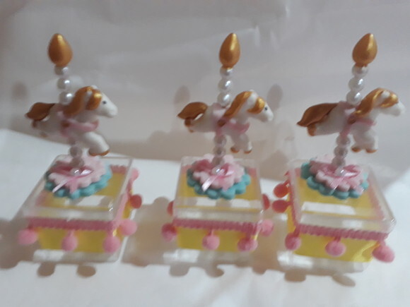 Caixinha de acrilico Circo Rosa
