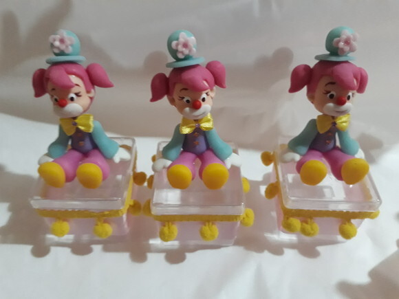 Caixinha de acrilico Circo Rosa