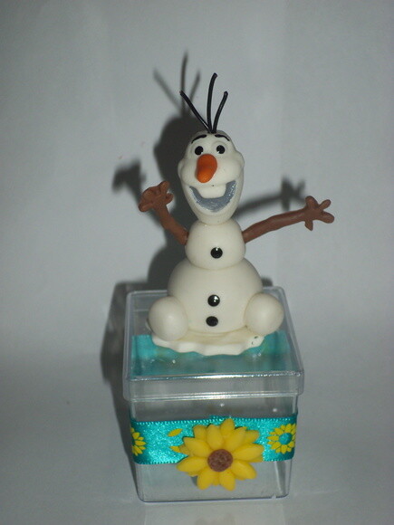Caixinha de acrilico Frozen Fever