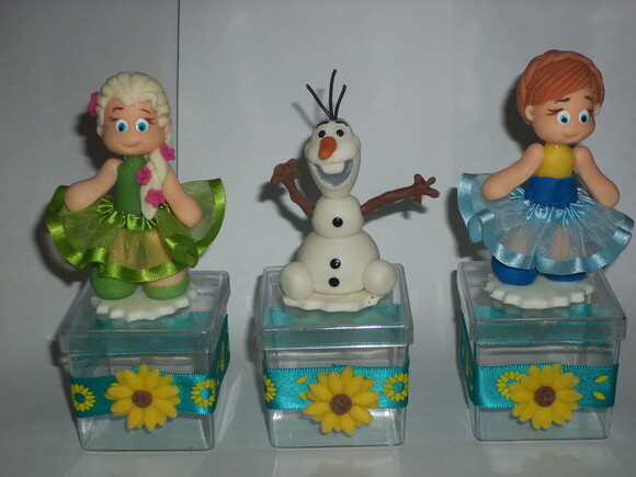 Caixinha de acrilico Frozen Fever