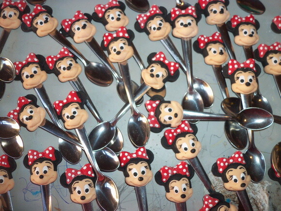 Colheres em inox Minnie