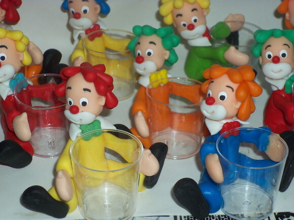 Copinhos para doces palhaço