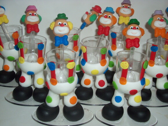 Copinhos para doces palhaço