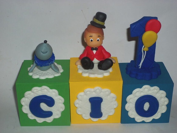 Cubos em mdf Circo
