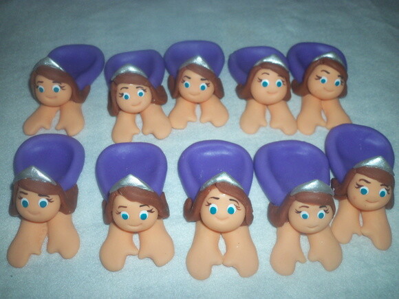 Forminha para doces Princesa Sofia.