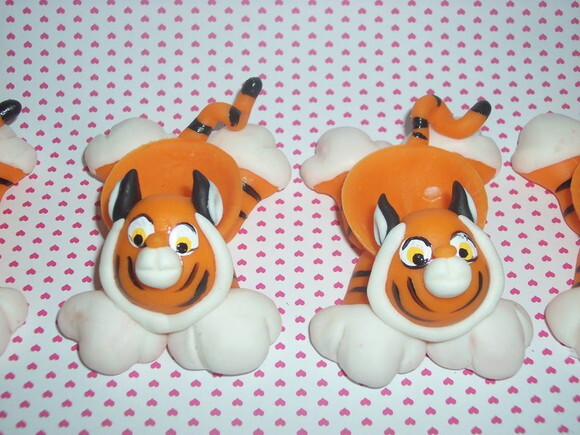 Forminhas em biscuit Alladin