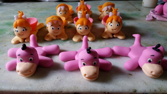 Forminhas para docinhos Bambam e Pedrita