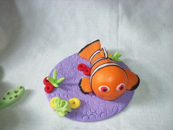 Kit topo de bolo Nemo.