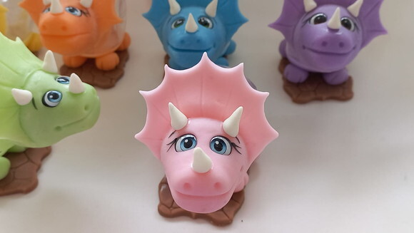 Mini Baleiro Dinossauro