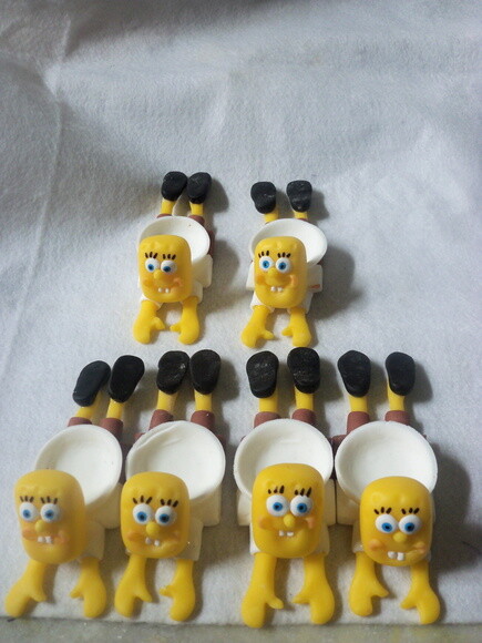 Porta docinhos Bob Esponja.
