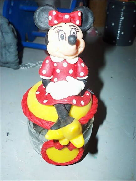 Pote de papinha Minnie