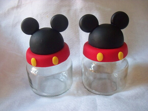 Potes de papinha Mickey
