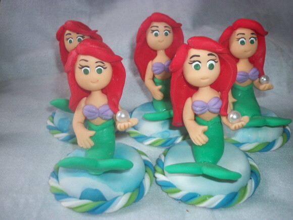 Potes de papinha Pequena Sereia