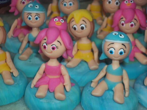 Potes de papinha Princesas do Mar