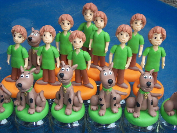 Potes de papinha Scooby e Salsicha
