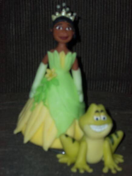 Topo de bolo A Princesa e o Sapo