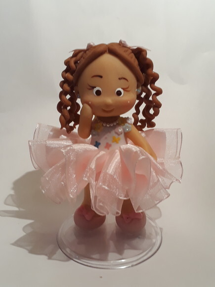 Topo de bolo Chuva de amor