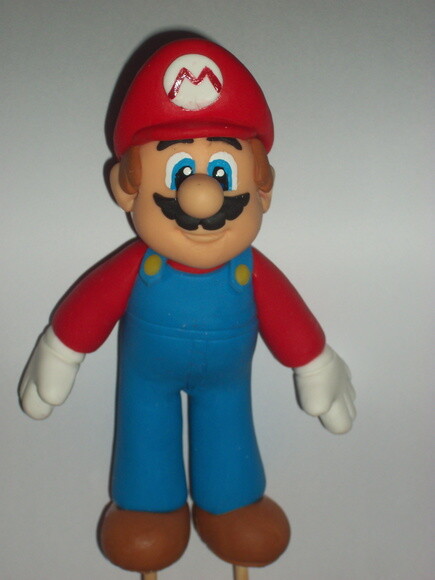 Topo de bolo Mario Bross