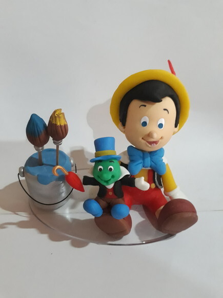 Topo de bolo Pinochio