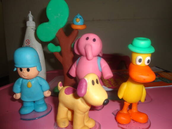 Topo de bolo Pocoyo e sua turma