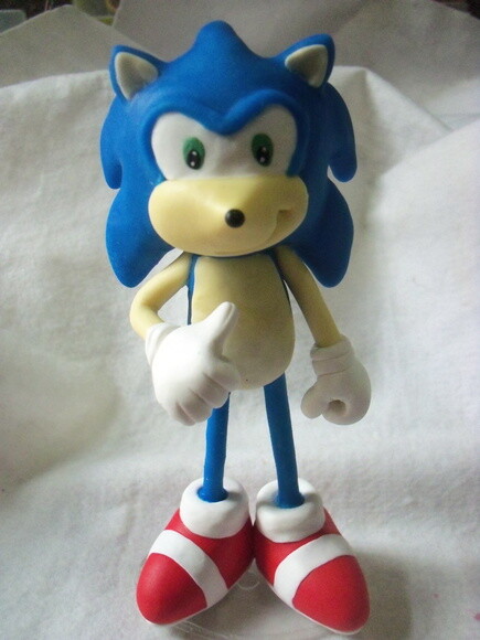 Topo de bolo Sonic