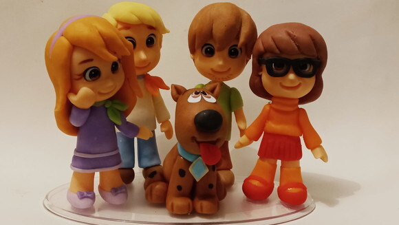 Topo de Bolo Turma do Scooby Doo.