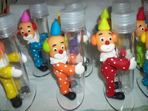 Tubetes palhaço
