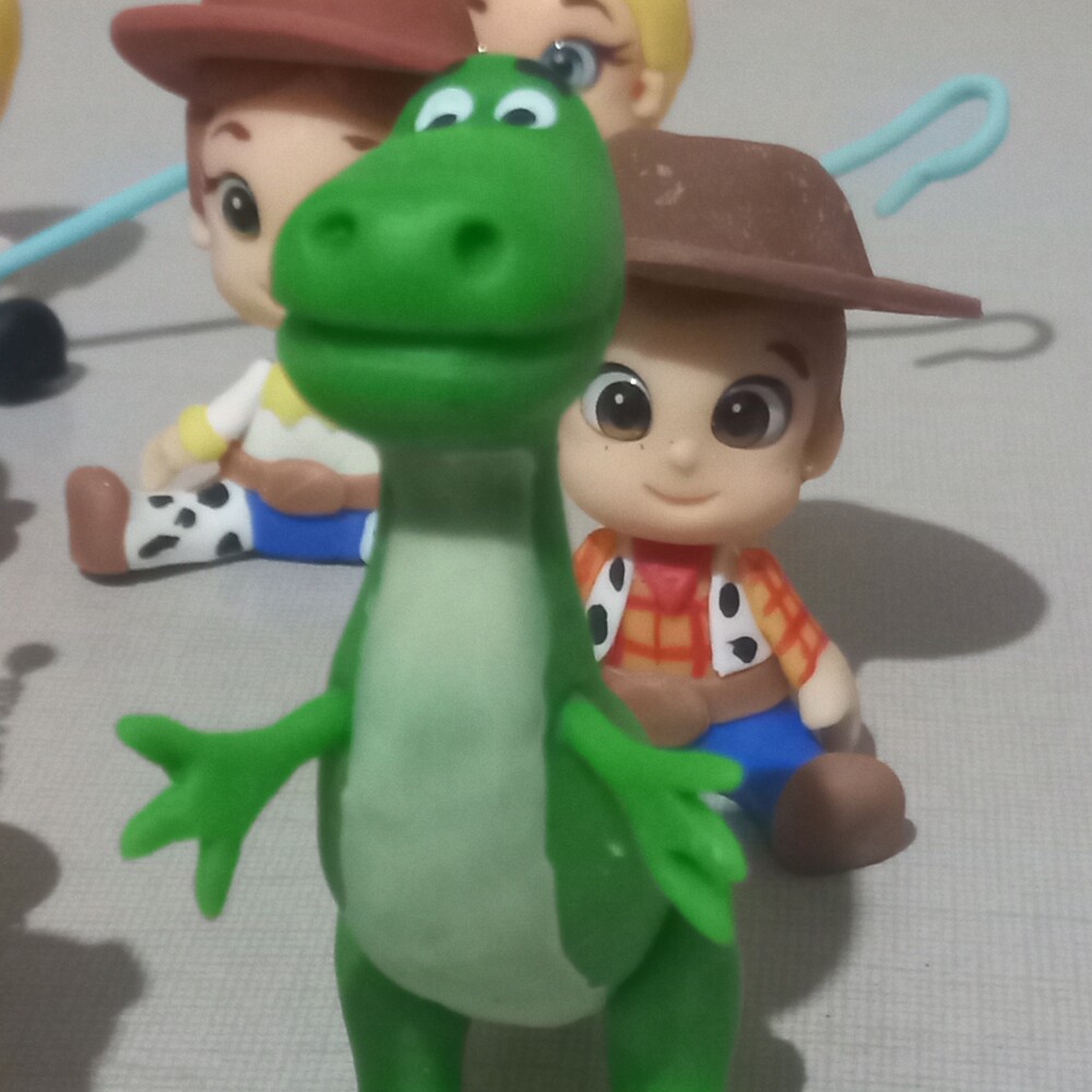 Apliques em Biscuit 3D Toy Story