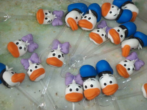 20 Colheres de acrilico Turma do Mickey