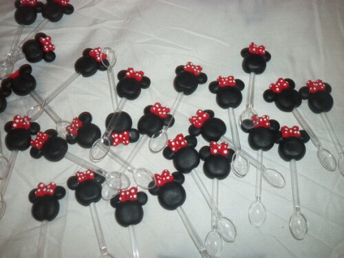 20 Colheres para brigadeiro Minnie