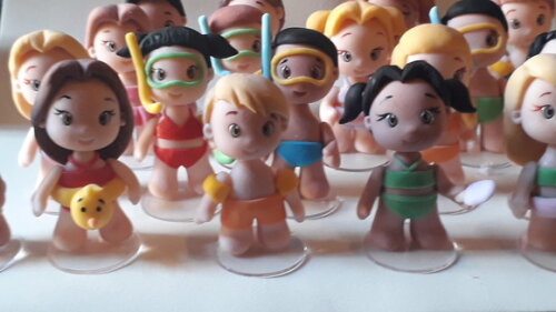 Apliques em biscuit Pool Party