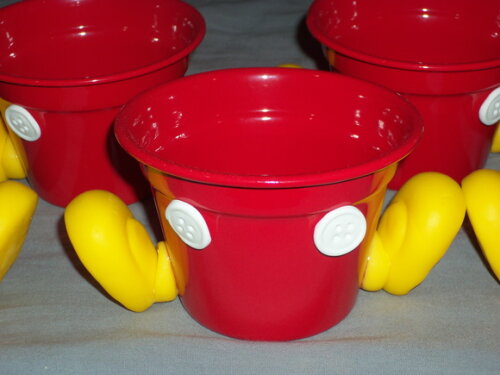 Cachepo Mickey Centro de Mesa