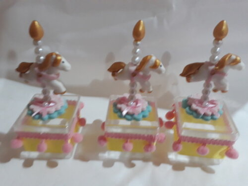 Caixinha de acrilico Circo Rosa