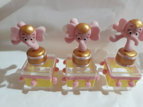 Caixinha de acrilico Circo Rosa