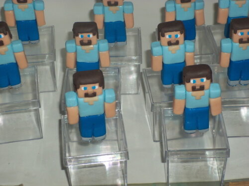 Caixinha de acrlico Minecraft